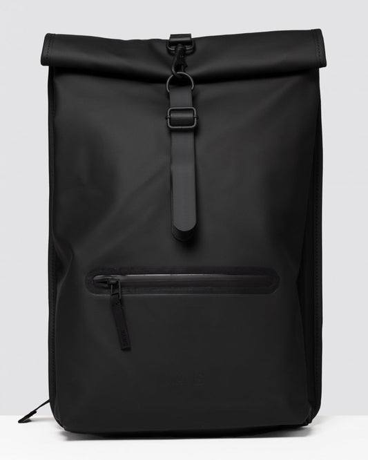 Rains Rolltop Rucksack - 01 Black