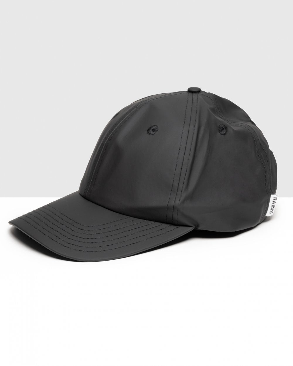 Rains Waterproof Six Panel Cap - 01 Black - CHO - Designer Unisex Hats