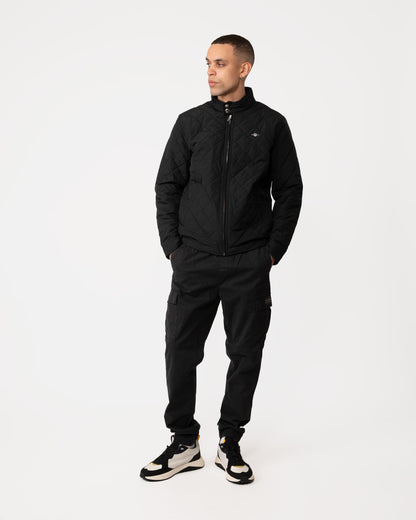 GANT Mens Quilted Windcheater Jacket - 5 Black