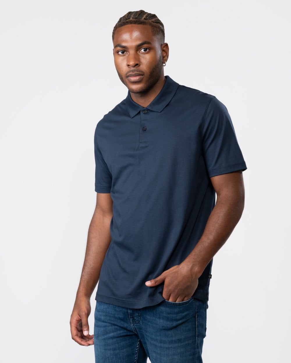 Ted Baker Zeiter Mens Short Sleeve Slim Soft Touch Polo