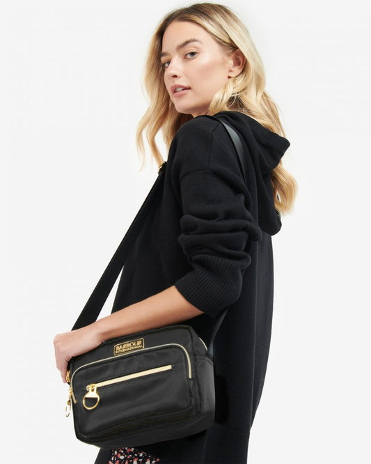Barbour International Qualify Womens Crossbody Bag - Black 2