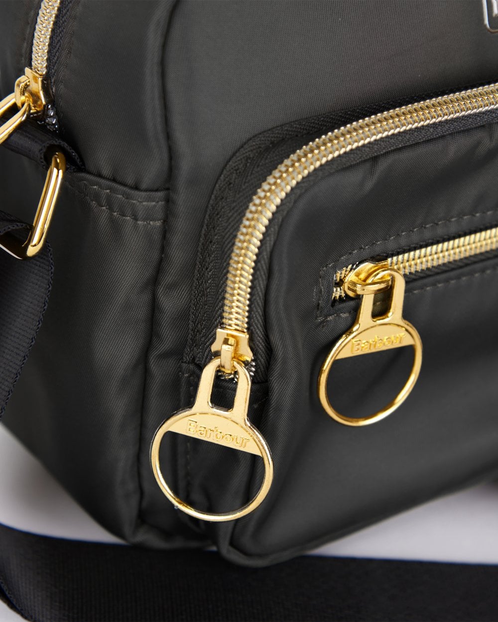 Barbour International Qualify Womens Crossbody Bag - Black 2