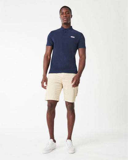 Barbour International Essential Short Sleeve Mens Polo - International Navy