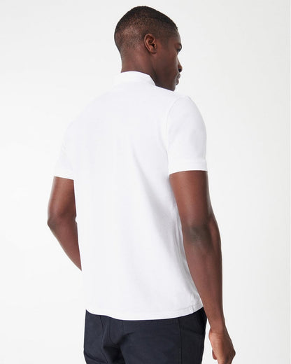 Barbour International Essential Short Sleeve Mens Polo - White
