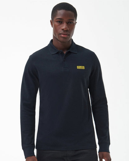 Barbour International Essential Mens Long Sleeve Polo