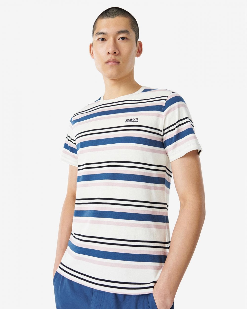 Barbour International Norwood Mens Striped T-Shirt