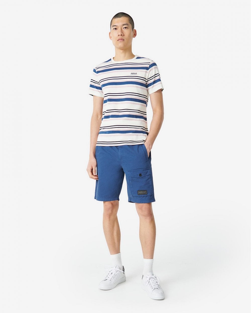 Barbour International Norwood Mens Striped T-Shirt