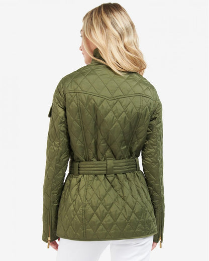 Barbour International Regular Lightweight Womens Quilted Jacket - Midnight Green