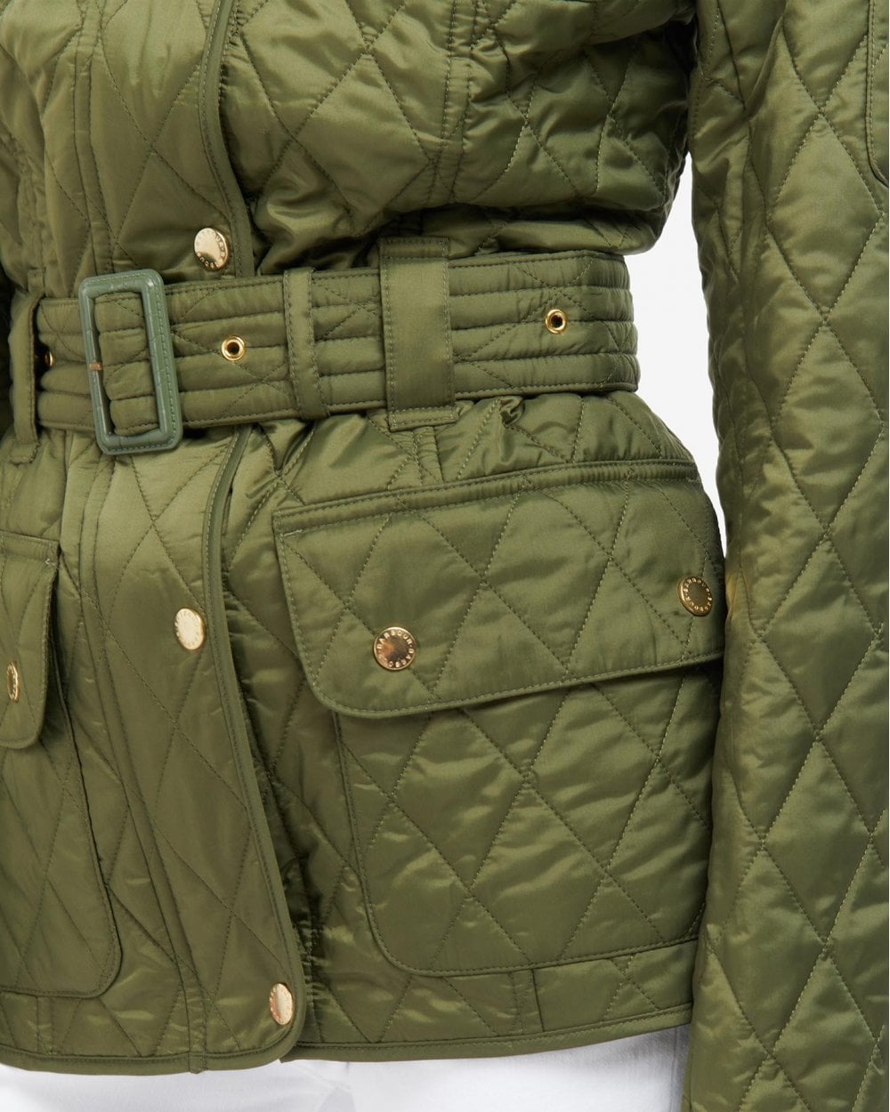 Barbour International Regular Lightweight Womens Quilted Jacket - Midnight Green