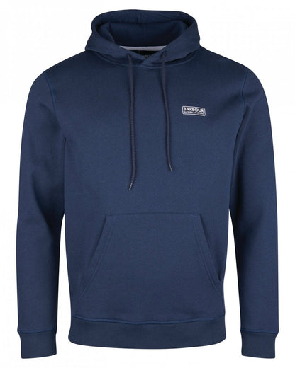 Barbour International Small Logo Mens Hoodie - Navy