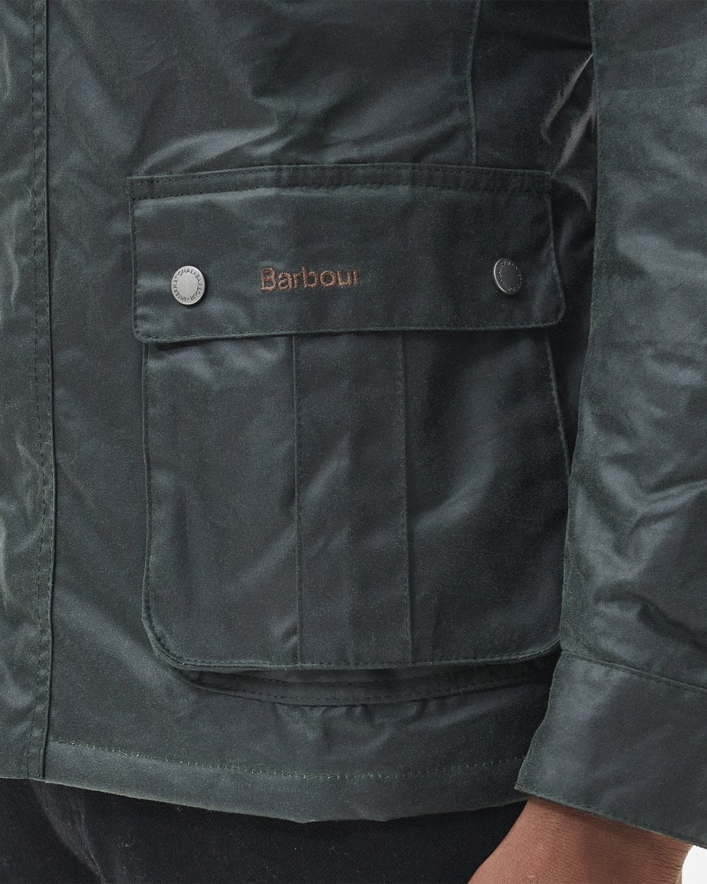 Barbour International Tourer Duke Mens Wax Jacket - Sage