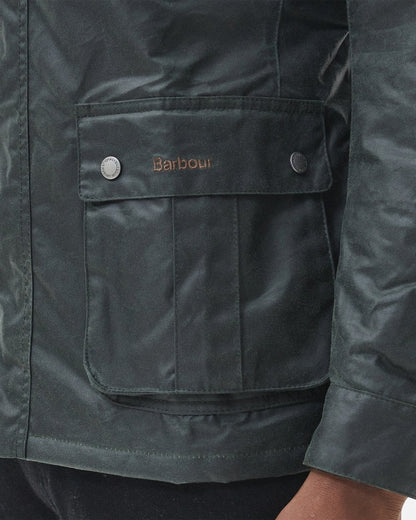 Barbour International Tourer Duke Mens Wax Jacket - Sage