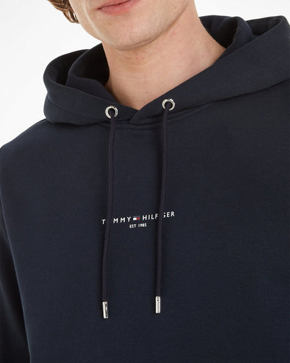 Tommy Hilfiger Tommy Logo Tipped Mens Hoodie - Desert Sky