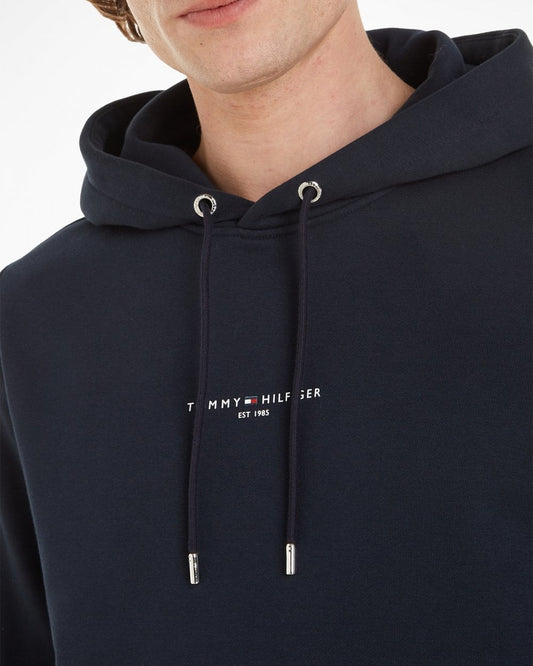 Tommy Hilfiger Tommy Logo Tipped Mens Hoodie - Desert Sky