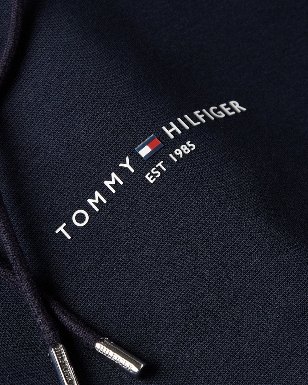 Tommy Hilfiger Tommy Logo Tipped Mens Hoodie - Desert Sky