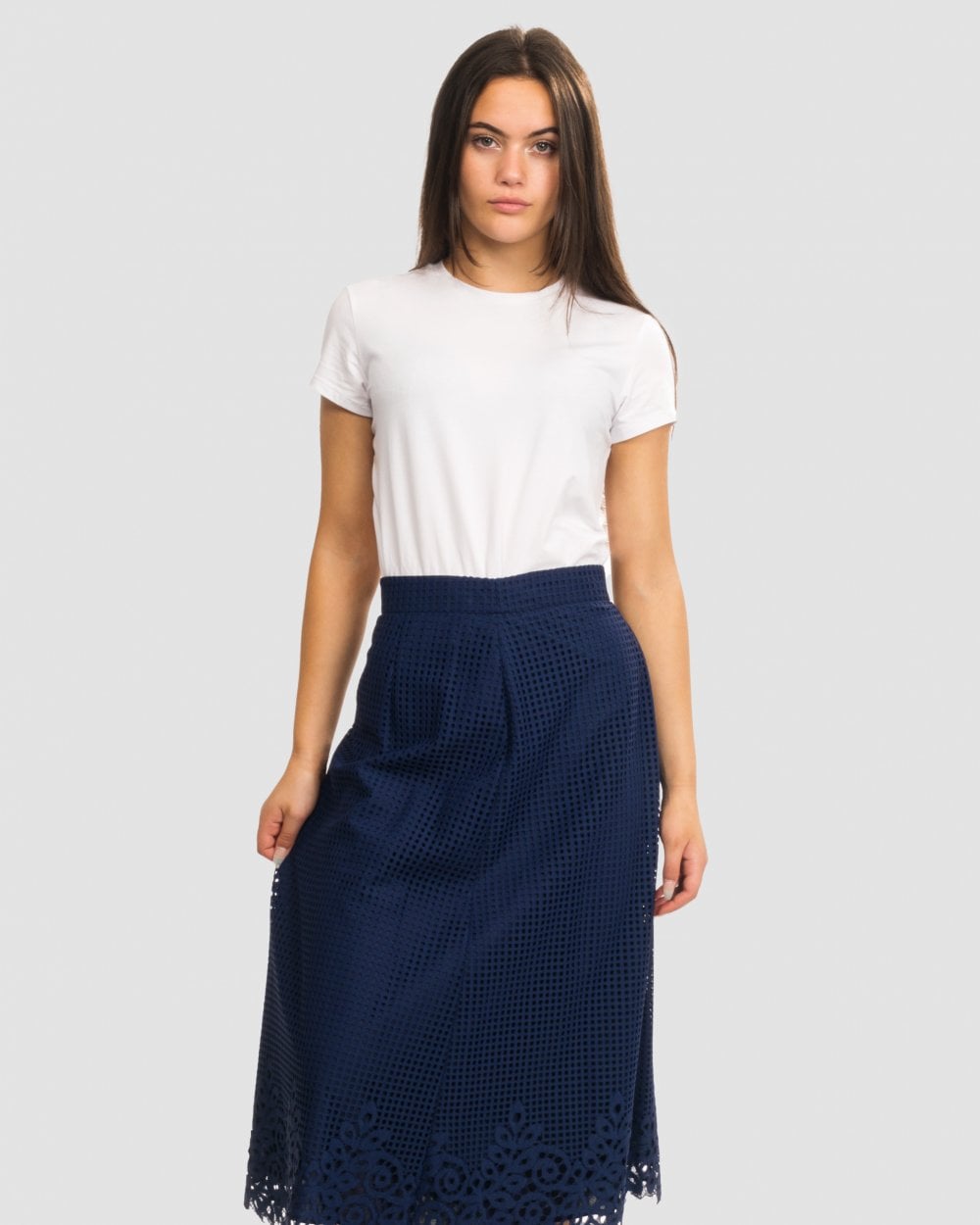 Tommy Hilfiger Helena Laser Cut Womens Skirt