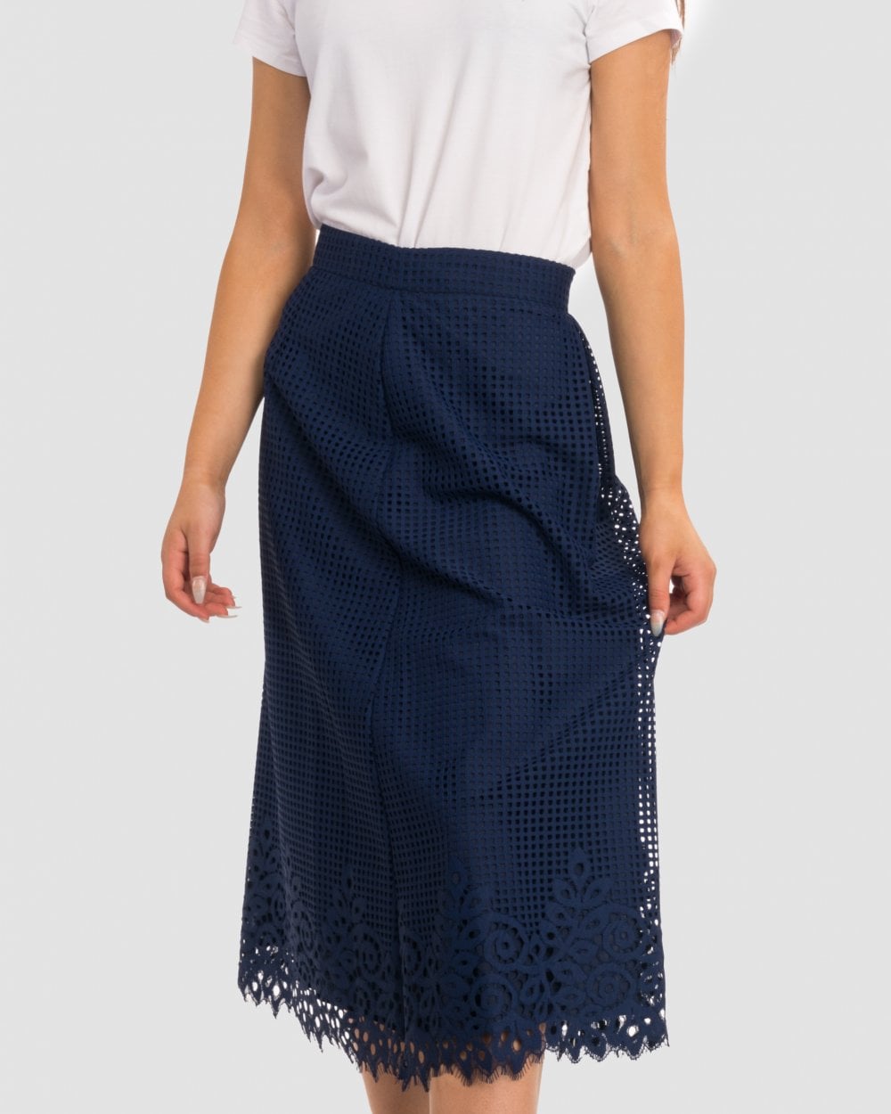 Tommy Hilfiger Helena Laser Cut Womens Skirt
