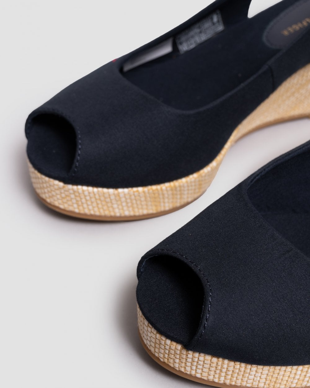 Tommy Hilfiger Iconic Elba Sling Back Wedge - Desert Sky