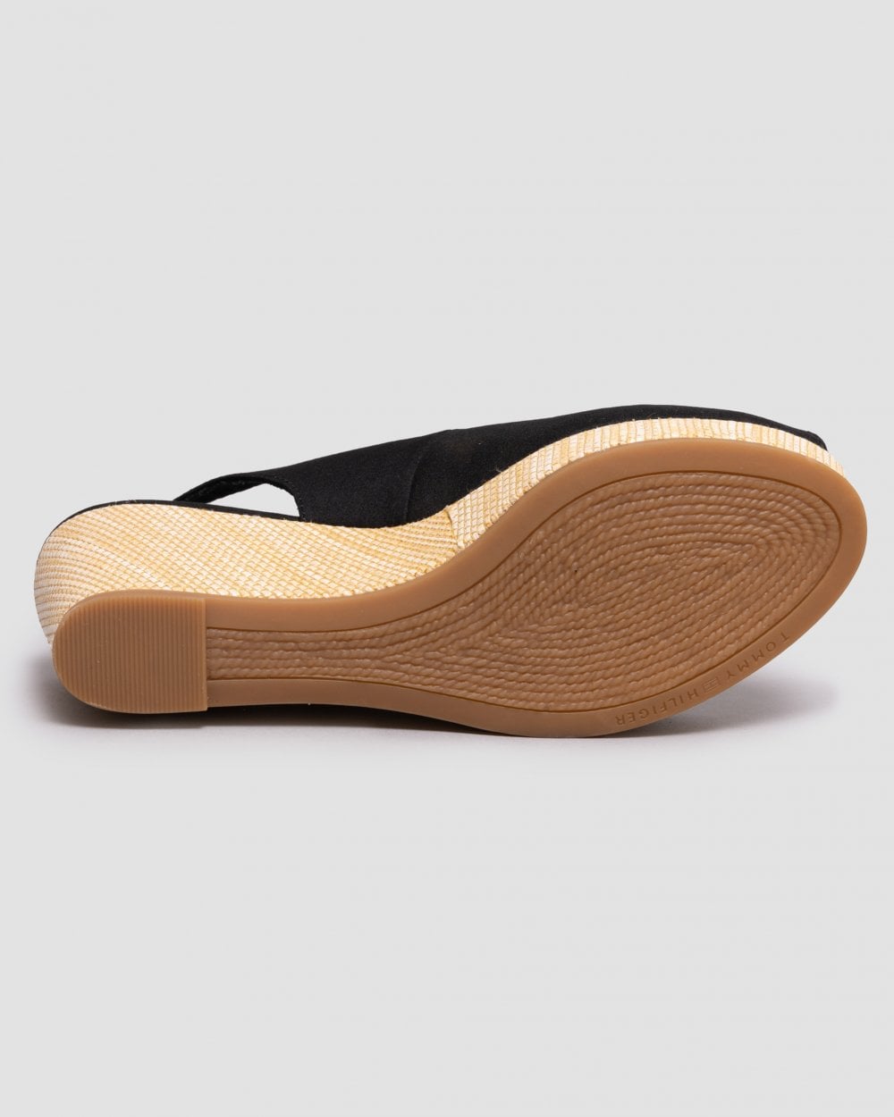Tommy Hilfiger Iconic Elba Sling Back Wedge - Black