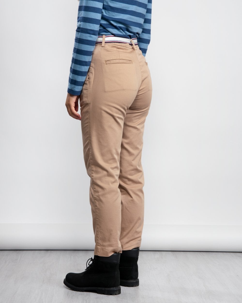 Tommy Hilfiger Cotton Stretch Dobby Womens Pants WW0WW27285AEG