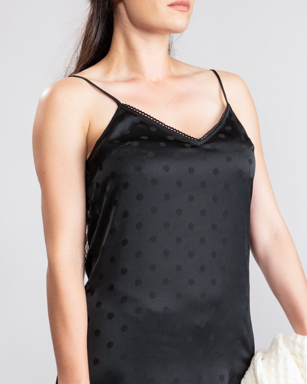 Tommy Hilfiger Polka Dot Slim Fit Womens Slip Dress