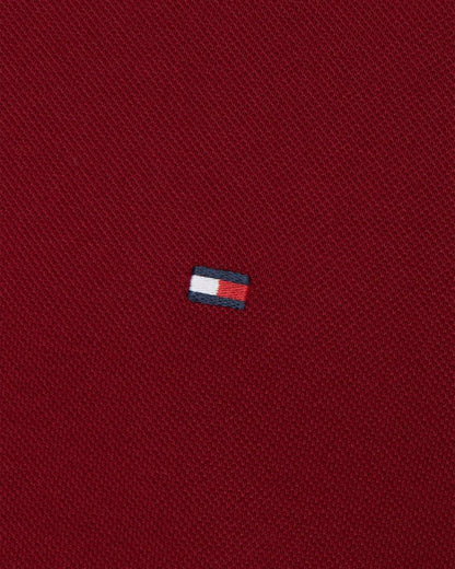 Tommy Hilfiger Core 1985 Slim Mens Polo Shirt - Rouge