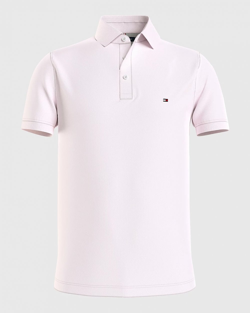 Tommy Hilfiger Core 1985 Slim Mens Polo Shirt - Light Pink