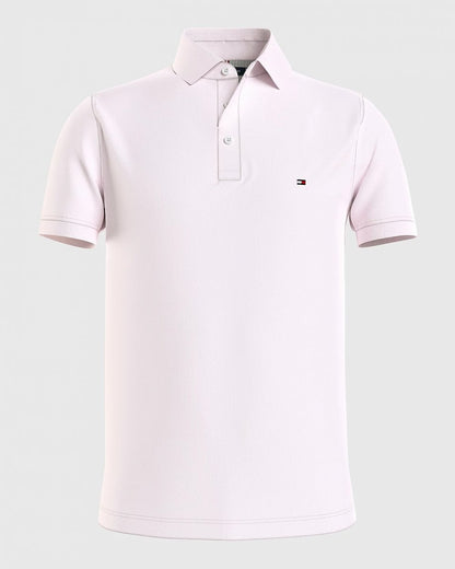 Tommy Hilfiger Core 1985 Slim Mens Polo Shirt - Light Pink