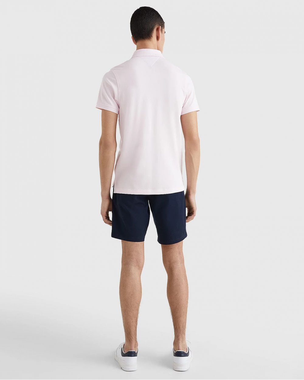 Tommy Hilfiger Core 1985 Slim Mens Polo Shirt - Light Pink