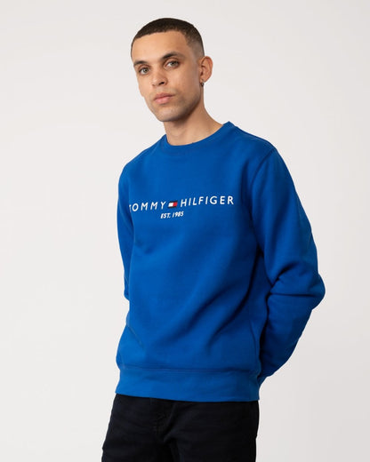 Tommy Hilfiger Tommy Logo Mens Sweatshirt - Ultra Blue