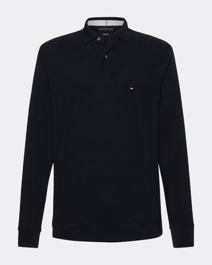 Tommy Hilfiger 1985 Regular Long Sleeve Mens Polo Shirt - Desert Sky