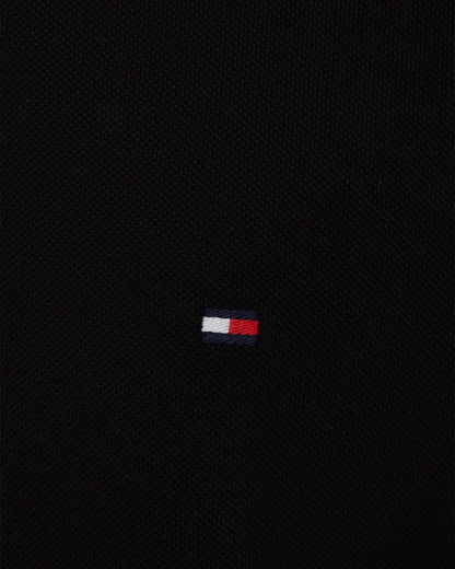 Tommy Hilfiger 1985 Regular Long Sleeve Mens Polo Shirt - Black