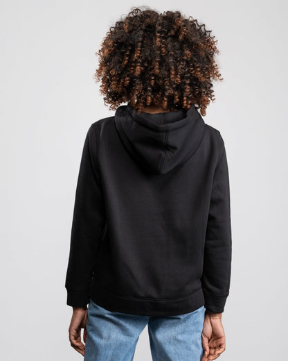 Tommy Hilfiger Heritage Logo Womens Hoodie - Black