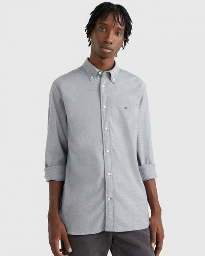 Tommy Hilfiger Core 1985 Flex Mens Long Sleeve Oxford Shirt