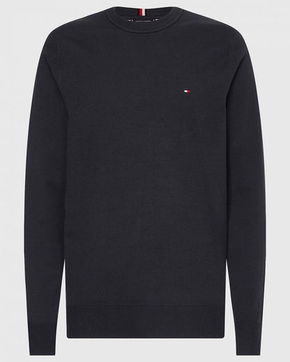 Tommy Hilfiger 1985 Mens Crew Neck Jumper - Desert Sky