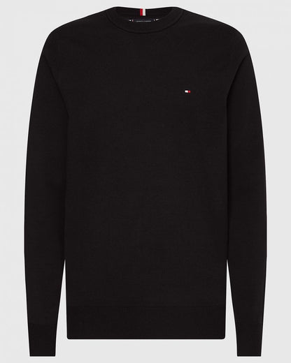 Tommy Hilfiger 1985 Mens Crew Neck Jumper - Black