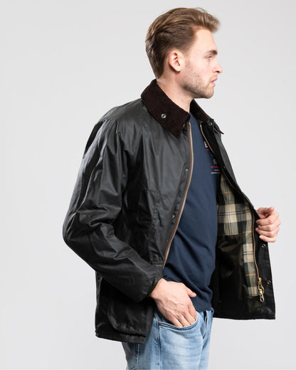 Barbour Bedale Mens Wax Jacket - Sage