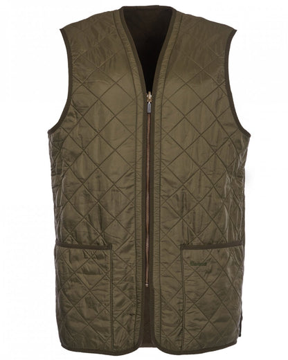Barbour Polarquilt Mens Waistcoat/Zip-In Liner - Olive