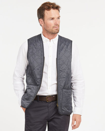 Barbour Polarquilt Mens Waistcoat/Zip-In Liner - Navy