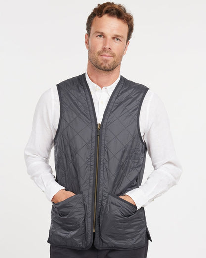 Barbour Polarquilt Mens Waistcoat/Zip-In Liner - Navy