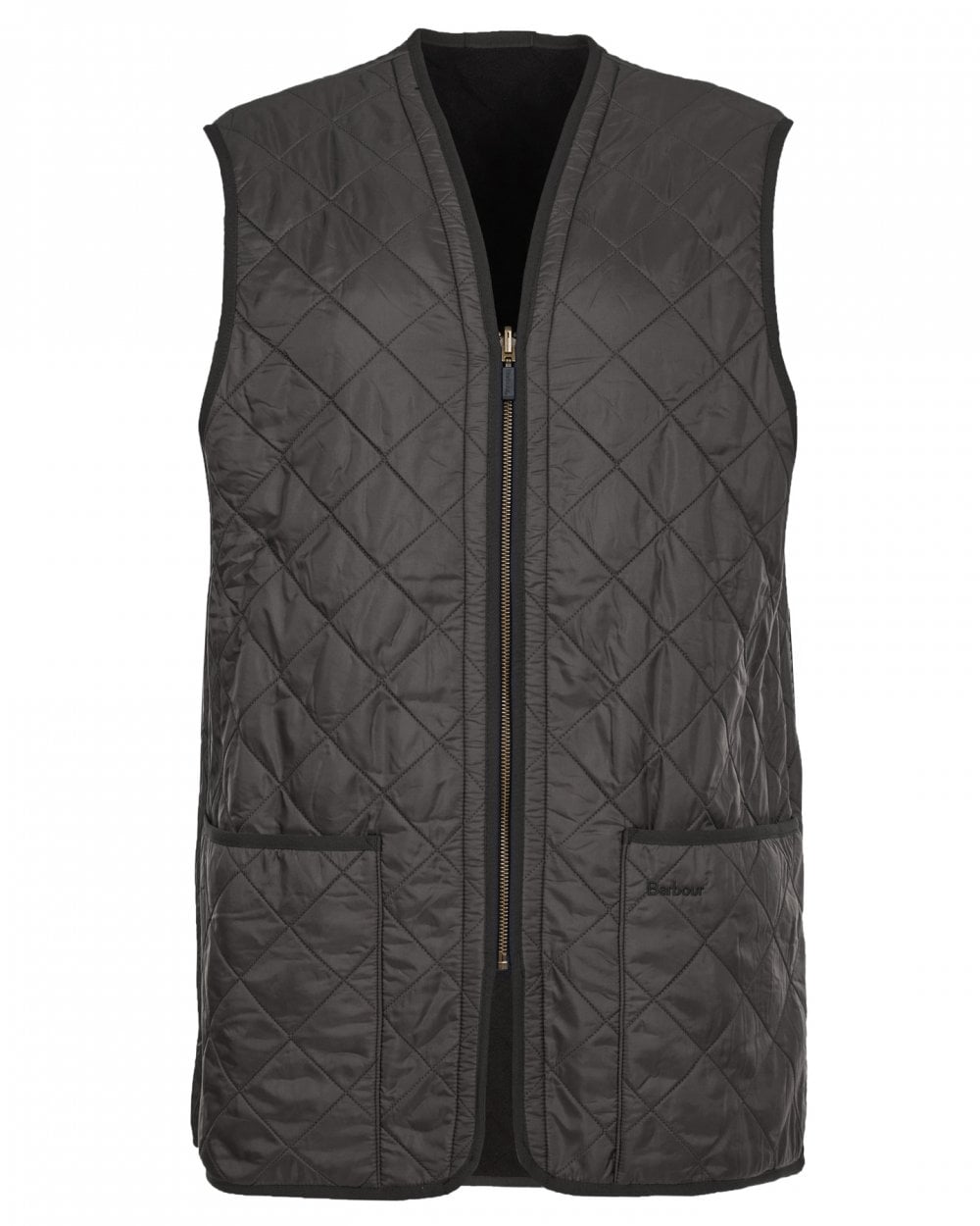 Barbour Polarquilt Mens Waistcoat/Zip-In Liner - Black