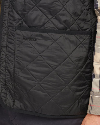 Barbour Polarquilt Mens Waistcoat/Zip-In Liner - Black