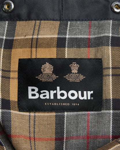 Barbour Wax Cotton Hood - Navy