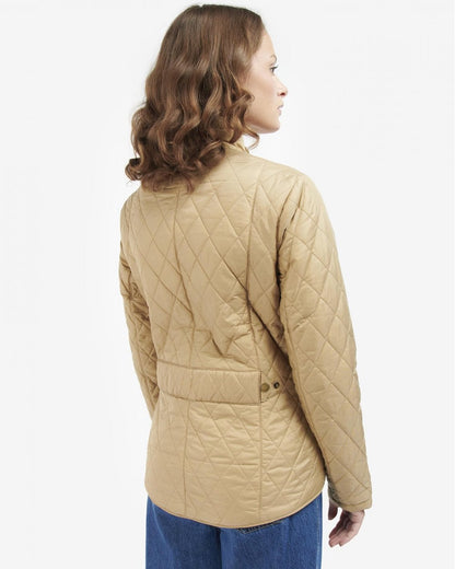 Barbour Flyweight Cavalry Quilted Ladies Jacket - Trench