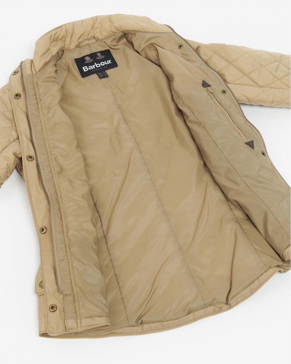 Barbour Flyweight Cavalry Quilted Ladies Jacket - Trench