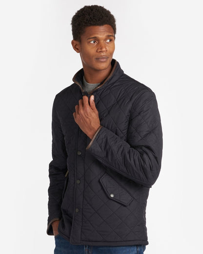 Barbour Powell Mens Quilted Jacket - Navy