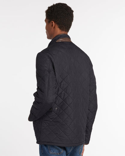 Barbour Powell Mens Quilted Jacket - Navy