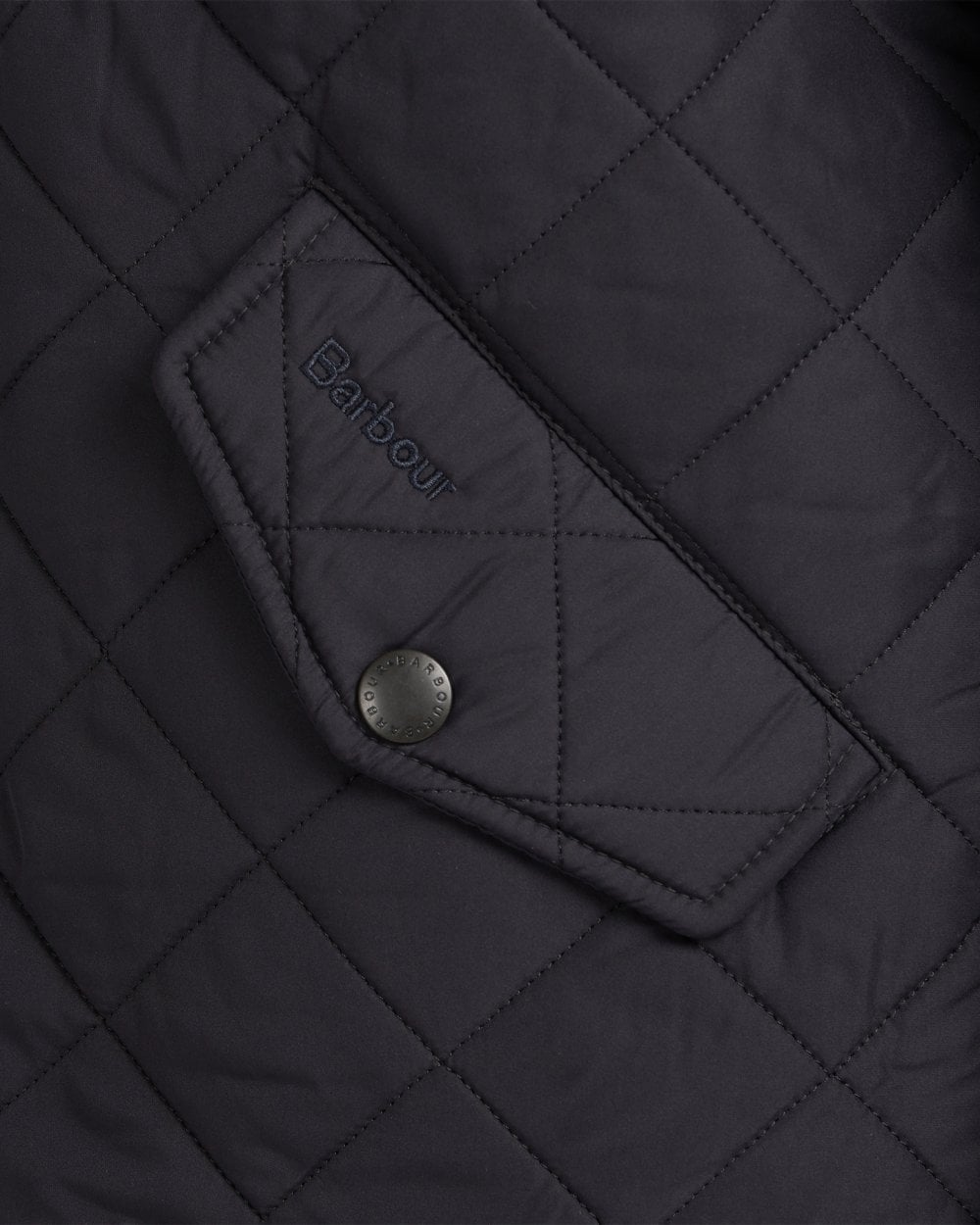 Barbour Powell Mens Quilted Jacket - Navy