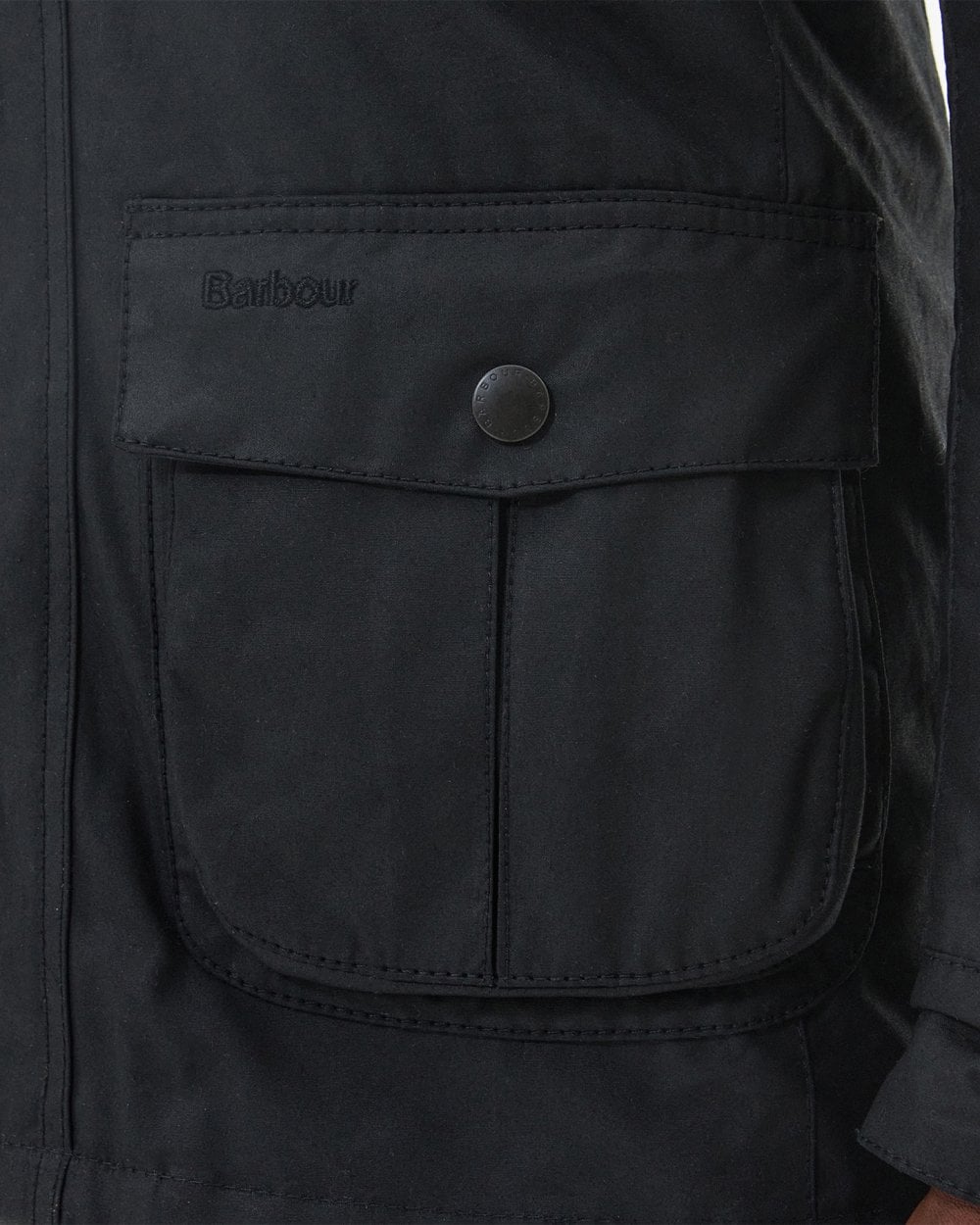 Barbour Corbridge Mens Wax Jacket - Black/Classic