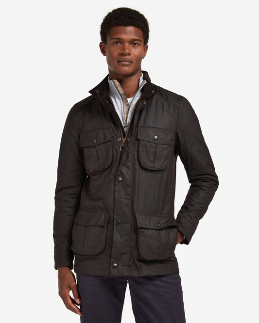 Barbour Corbridge Mens Wax Jacket - Rustic - CHO - Designer Mens Wax Jackets
